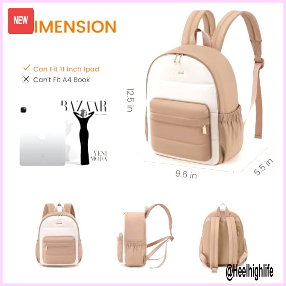 Mini Puffer Backpack Lightweight Daypack Anti-The… - image 3